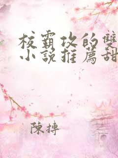 校霸攻的双男主小说推荐甜文