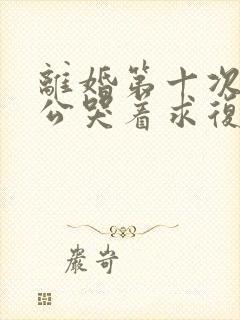 离婚第十次后老公哭着求复婚小说