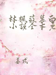 林枫苏慕白穿越小说全本免费阅读万界独尊