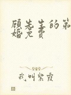 顾先生的第一宠婚免费