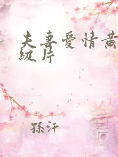 夫妻爱情黄色一级片