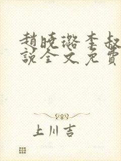 赵晓璐李叔的小说全文免费无弹窗阅读