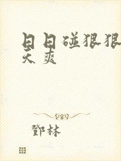 日日碰狠狠舔天天爽