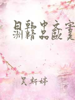 日韩中文字幕亚洲精品欧美人妻在线