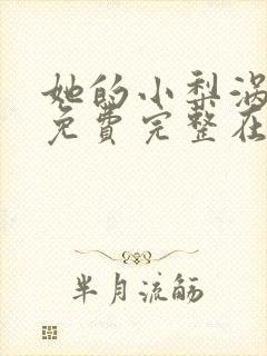 她的小梨涡小说免费完整在线阅读