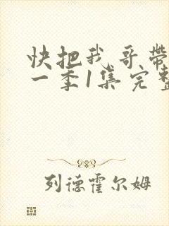 快把我哥带走第一季1集完整