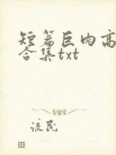 短篇巨肉高h强合集txt