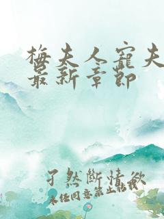 梅夫人宠夫日常最新章节