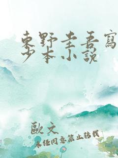 东野圭吾写了多少本小说