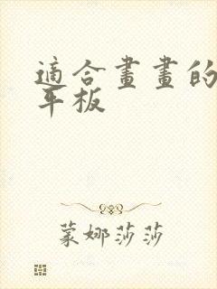适合画画的平价平板