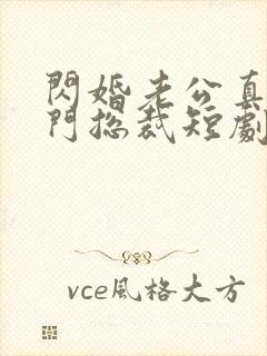 闪婚老公真是豪门总裁短剧免费观看