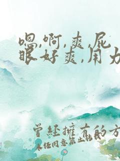 嗯,啊,爽,屁眼好爽,用力