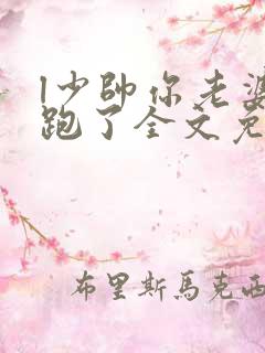 l少帅你老婆又跑了全文免费阅读