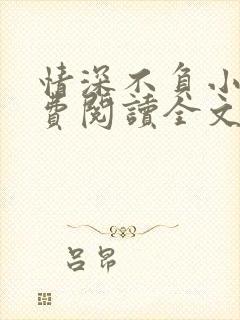 情深不负小说免费阅读全文