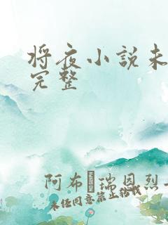 将夜小说未删版完整