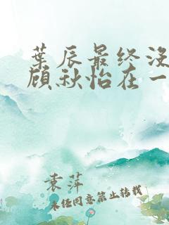叶辰最终没有和顾秋怡在一起
