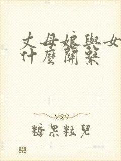 丈母娘与女婿是什么关系