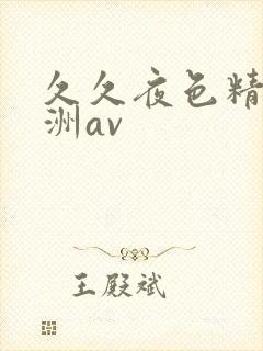 久久夜色精品亚洲av