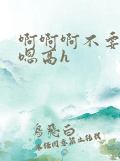 啊啊啊不要嗯嗯嗯高h