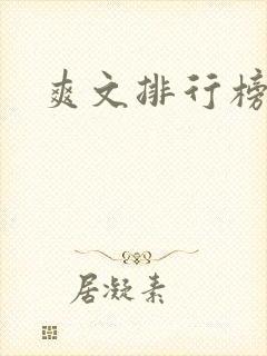 爽文排行榜