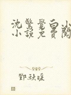 沈惊觉白小小的小说免费阅读