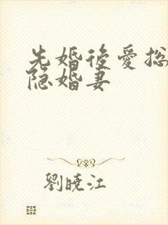 先婚后爱总裁的隐婚妻