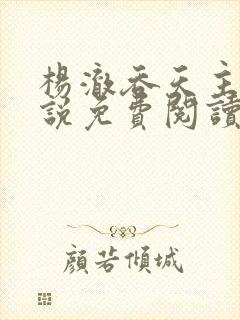杨澈吞天主角小说免费阅读