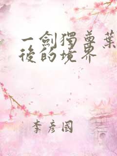 一剑独尊叶玄最后的境界