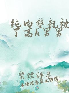 纯肉双龙被c哭了高h男男