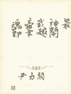 魂帝武神最新章节笔趣阁