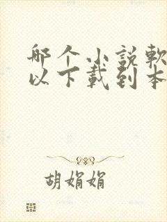哪个小说软件可以下载到本地