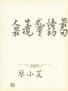 人生感悟最精辟最现实的句子