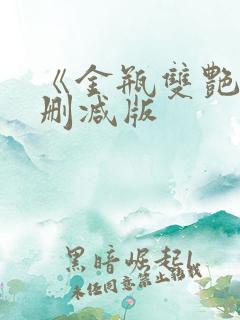《金瓶双艳》无删减版