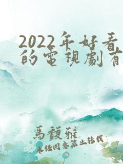 2022年好看的电视剧有哪些 强烈推荐