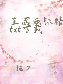 王国血脉精校版txt下载