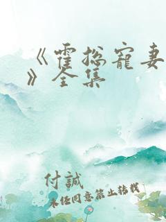 《霍总宠妻无度》全集