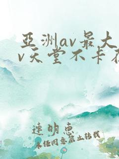 亚洲av最大av天堂不卡在线