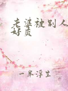 老婆被别人干的好爽