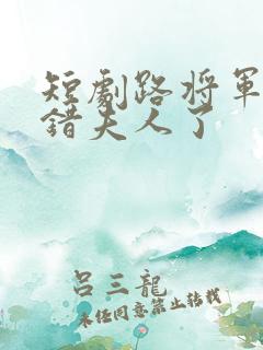 短剧路将军你找错夫人了