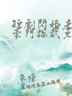 短剧闪婚老公是豪门总裁免费观看