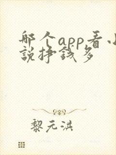 哪个app看小说挣钱多