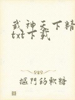 武神天下精校版txt下载