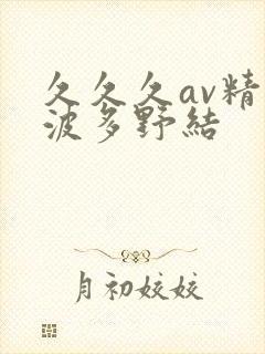 久久久av精品波多野结