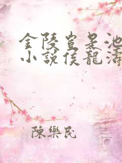 金陵岂是池中物小说侯龙涛