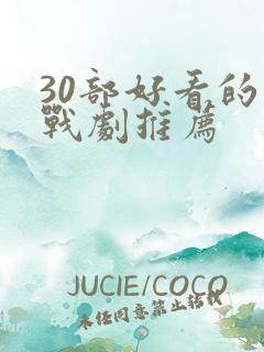 30部好看的谍战剧推荐