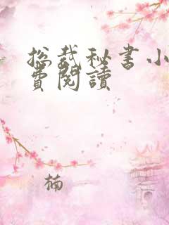 总裁秘书小说免费阅读