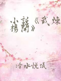 小说《武炼巅峰杨开》
