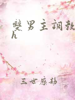 双男主调教小说h
