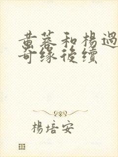 黄蓉和杨过荒岛奇缘后续