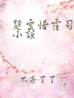 楚云惜霍司霆的小说